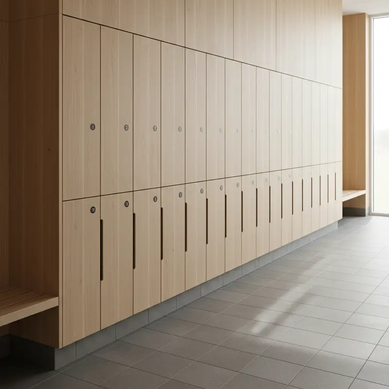 Lockers i krydsfiner